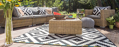 Carpets for outdoor environment