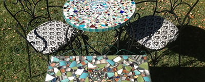 Tavolina me mozaikë