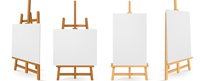 Canvas and Easels