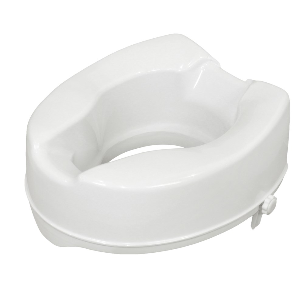 Raised Toilet seat 15cm with side clamps Megatek