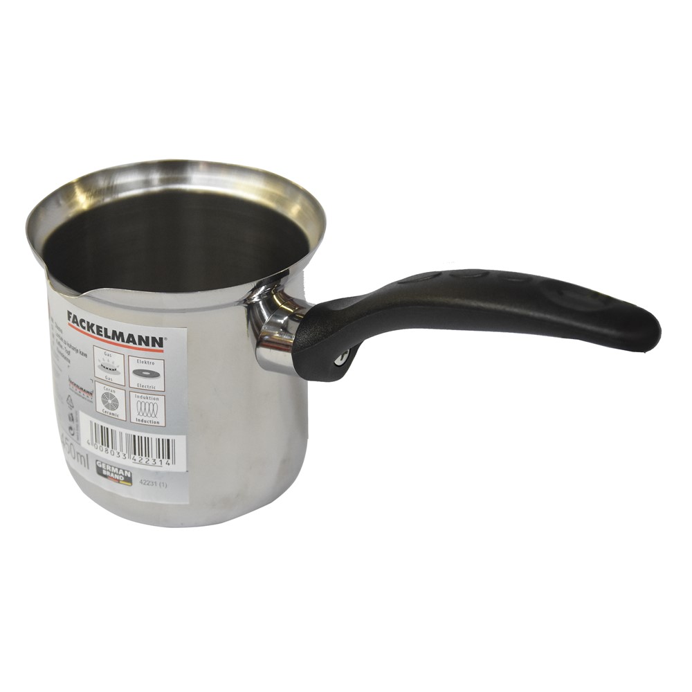 Induction coffee pot, metallic, 450 ml Megatek