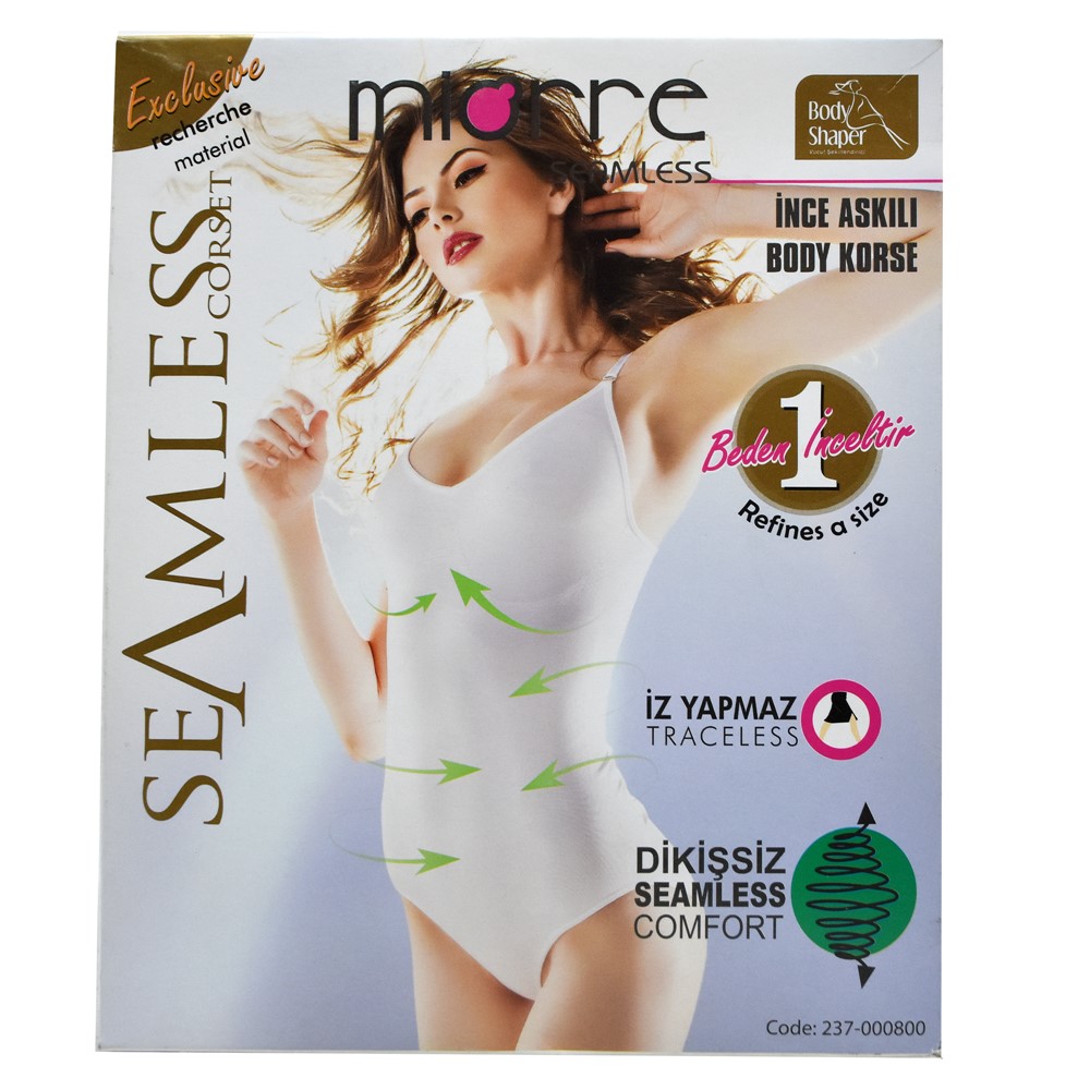 Body corset for women, Miorre, 90% polyamide 10% elastane, S