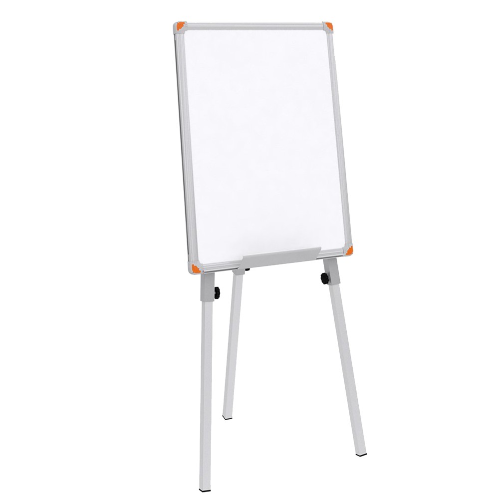 Flipchart table, plastic and aluminum, 65x100 cm, white, 1 p