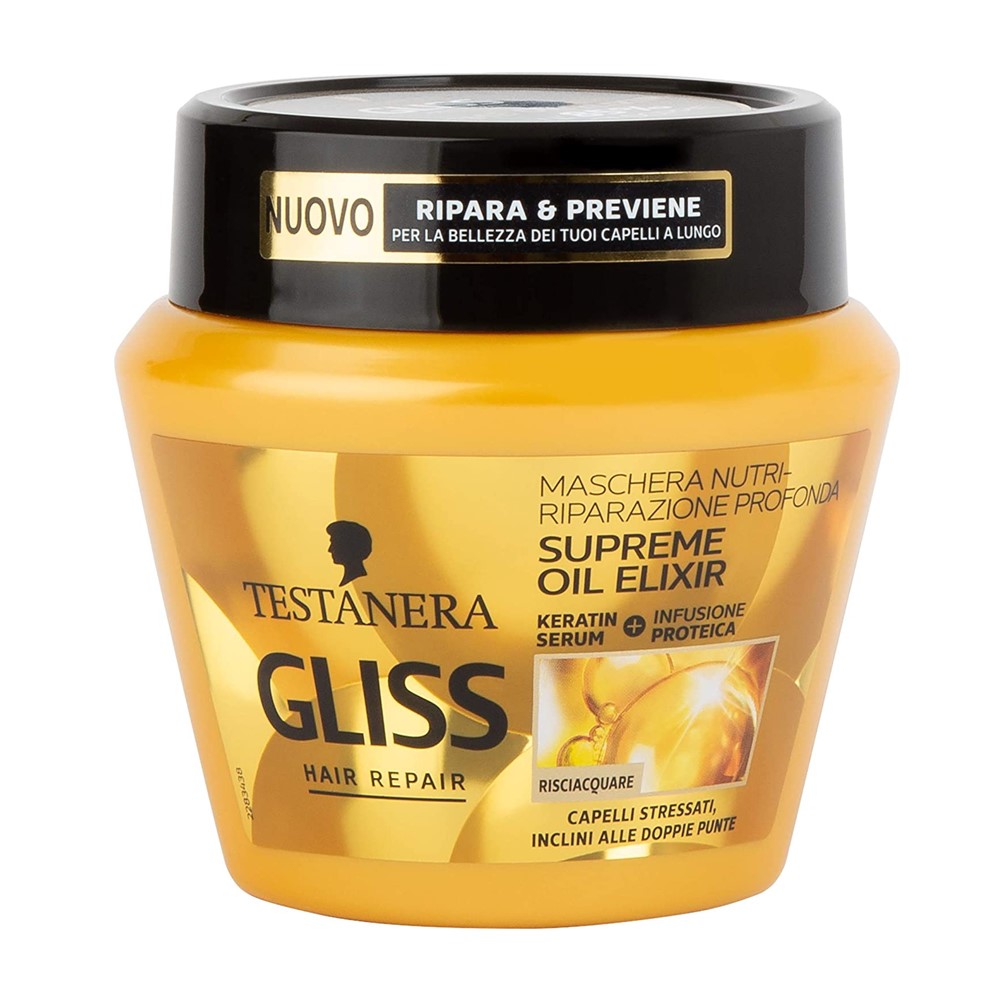 Amazon.com: Schwarzkopf Gliss 4-in-1 Mask mask with protein and shea butter  400ml : Beauty & Personal Care