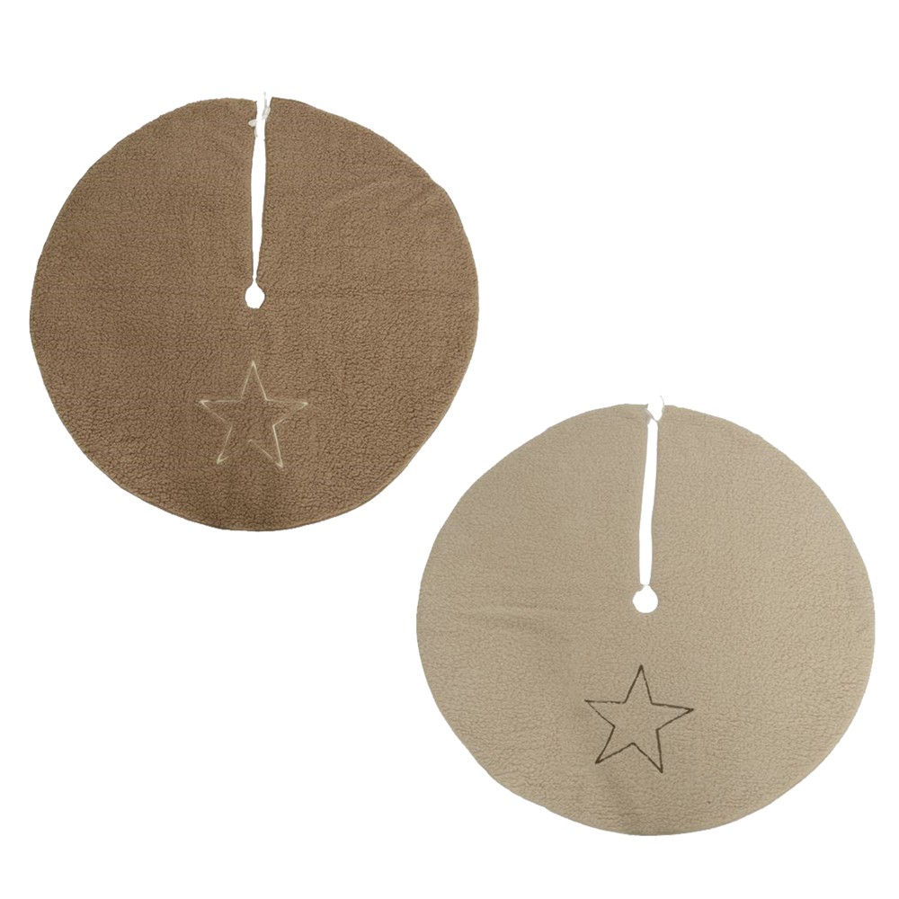 Christmas tree base cover, polyester, different colors, Dia.