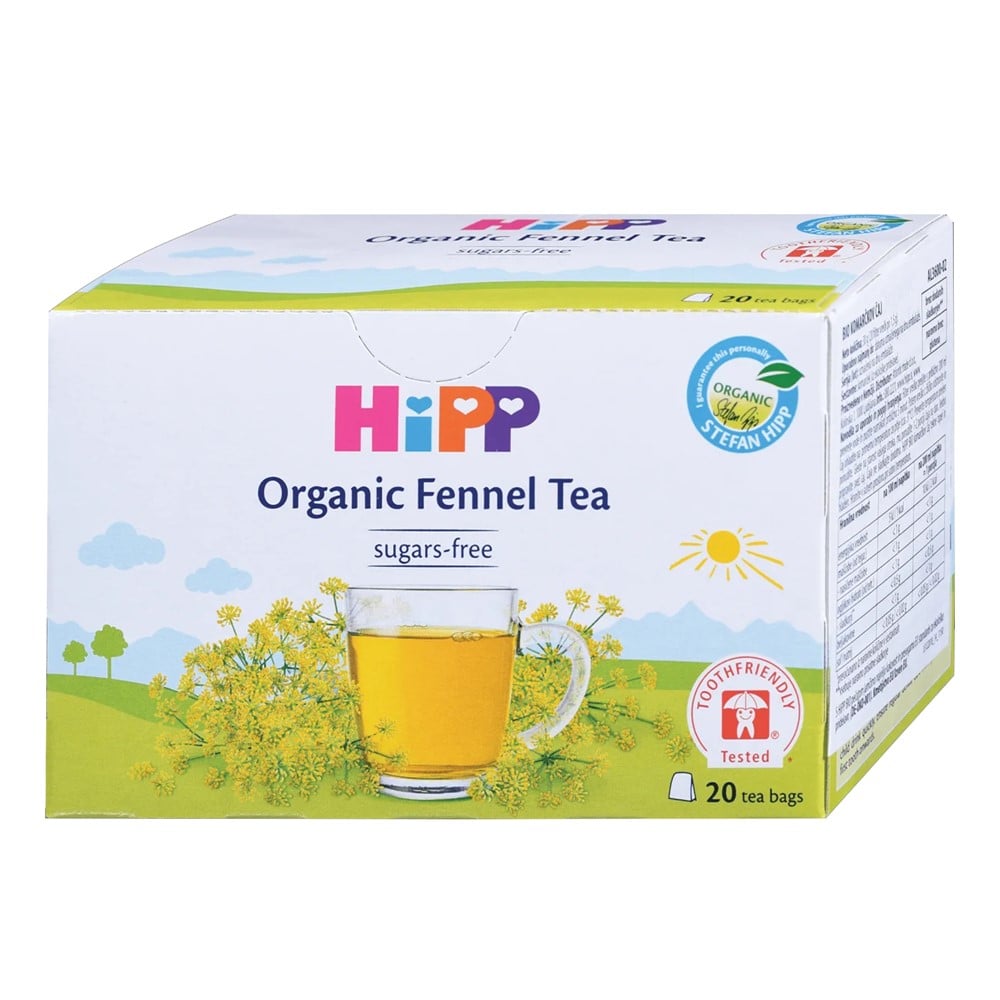 Fennel tea, for stimulating breast milk, HiPP Organic Tea