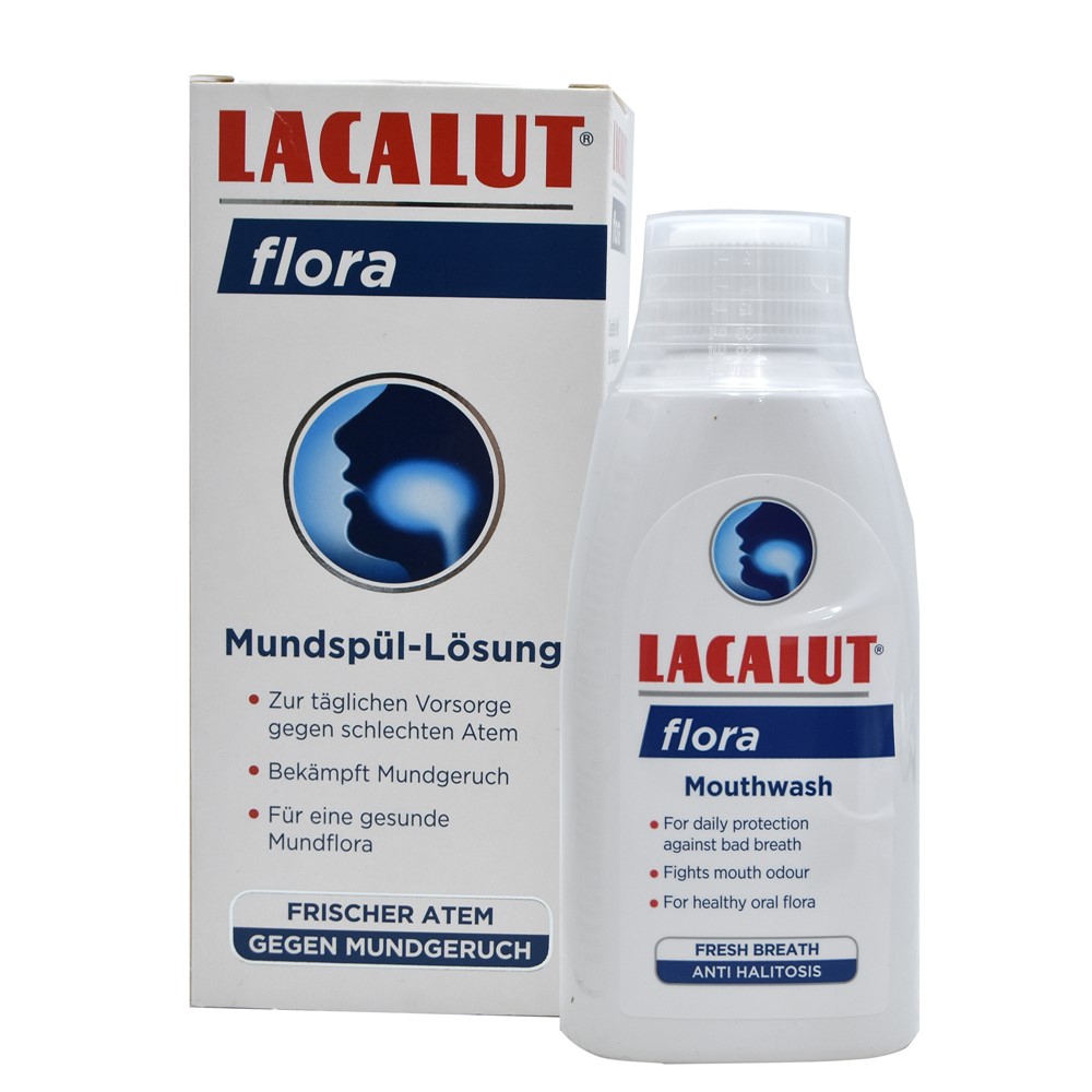 Mouthwash solution, Lacalut Flora, 300 ml Megatek