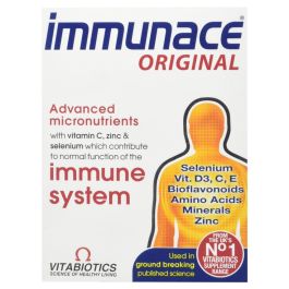 Nutritional Supplement For The Normal Functioning Of The Immune System Vitabiotics Immunace Original 30 Tablets Megatek