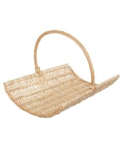 Wicker basket, Eve, M, natural, 50x35xH33 cm
