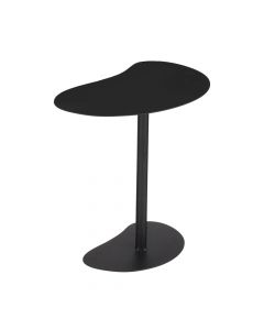 Tavolinë anësore, S, metalike, e zezë, 40x25xH38 cm