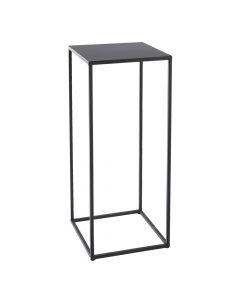 Tavolinë anësore, Quinty, metalike, e zezë, 25x25xH60 cm