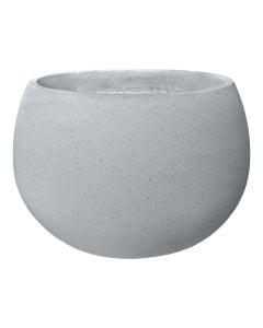 Flower pot, L, concrete, white, 55x55xH40cm