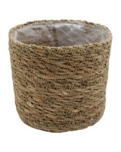 Storage basket, seagrass, brown, M