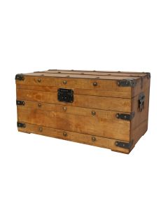 Decorative trunk, wood, brown,
