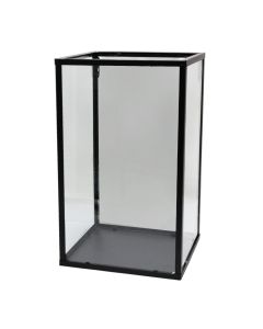 Mbajtëse qiriri, qelq, e zezë