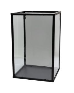 Mbajtëse qiriri, qelq, e zezë