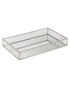 Tabaka dekoruese, Ania, S, çelik/qelq, floriri