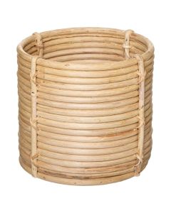 Vazo lulesh, L, thurje ratani, natyrale, Ø28.7xH29 cm