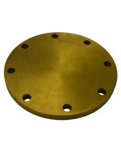 Flange 5 " PN 10 steel with 8 holes blind (DN 125)