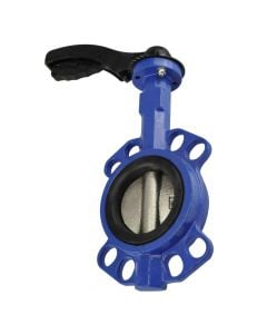 DN50 BUTTERFLY VALVES PN 16 WITH CI BODY,410 STEM, STEEL HANDLE DI DISC  DN50