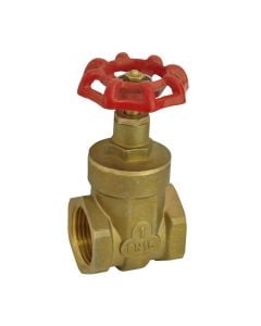 Brass gate valve (thread)  1" PN16