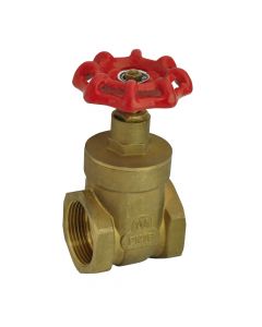 Brass gate valve (thread)  1-1/4" PN16