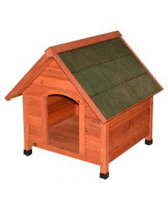 Kolibe për qen, Trixie, 71 x 77 x 76 cm, dru pishe, çati e kuqe