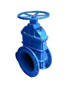 Gate valve DN 200 PN 16 with flange and rubber closures