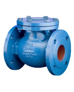 Non-return valve DN 80 PN 10 with flange and metal closures