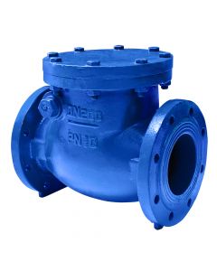 Non-return valve DN 200 PN 10 with flange and metal closures