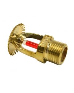 Sprinkler brass finish,upright Size:1/2"
