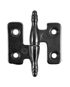 Cupboard  hinges, metal, bronze color, right opening, 50x40mm