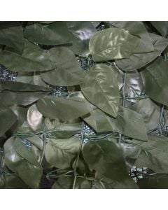 Decorative fence, with artificial leaves, 100x300 cm