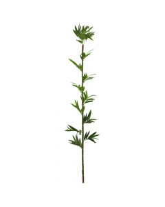 Decorative leaf stick, Bamboo/polyester, 200 cm Ø20-30 mm