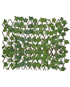 Decorative fence with artificial leaves, 120 x 180 cm