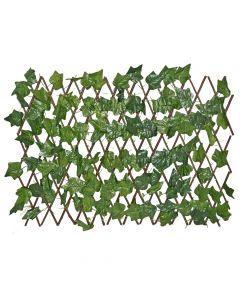 Decorative fence with artificial leaves, 70 x 150 cm