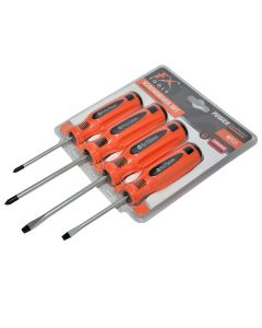 Screwdrivers 4pcs, chrome-vanadium