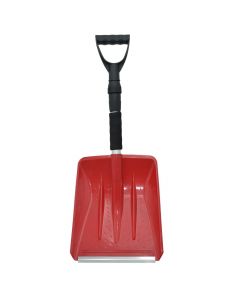 Plastic shovel for cleaning, with aluminum edges, 85 cm