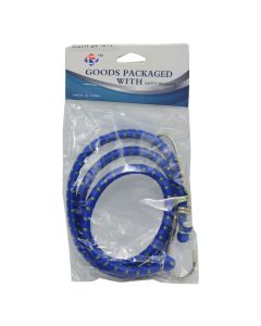 Litar llastiku për lidhjen e ngarkesave, gome elastike, blu, 1 mx8 mm