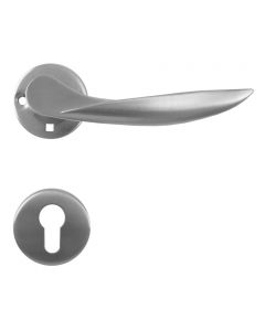 Door handle,cylinder type, Size:135x60x19mm,Material: Steel