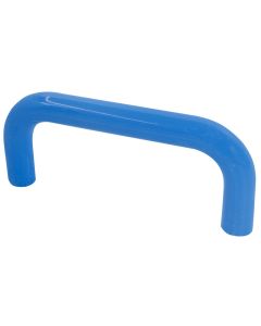 Furniture handle, plastic, blue,  84 mm