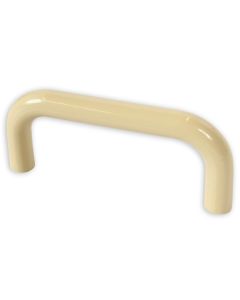 Furniture handle, plastic, yellow, 84 mm