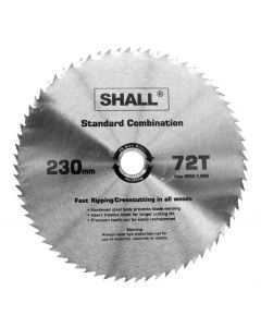 Saw blade for wood, Shall, 210x1.8x25.4-22.2 mm