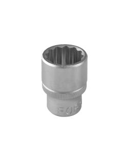 Flank socket, FORCE, chrome vanadium,  3/8",12 PT,16x30 mm