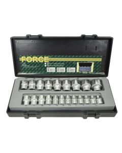 Kriketë dhe aksesorë 21 copë, FORCE, krom- vanadium,  1/2"