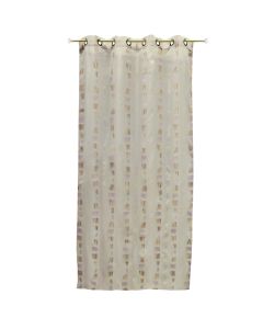 Perde me unaza, poliestër, lejla, 150x270 cm