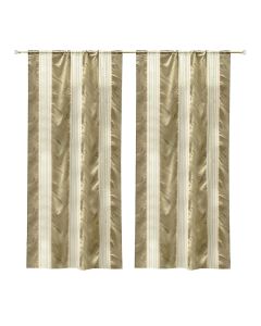 Perde me ekstrafor, poliestër, kafe, 150x270 cm