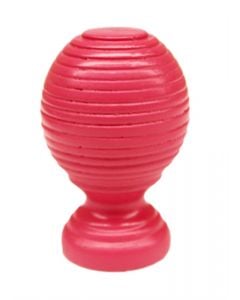 Curtain pole final, Size: Ø25 mm, Color: Pink, Material: Wood