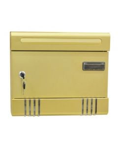 Kuti postare, alumini gold, 365 x 290 x 70 mm
