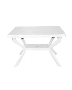 Tavoline e bardhe, Permasa:70x110cm, Materiali:Plastik